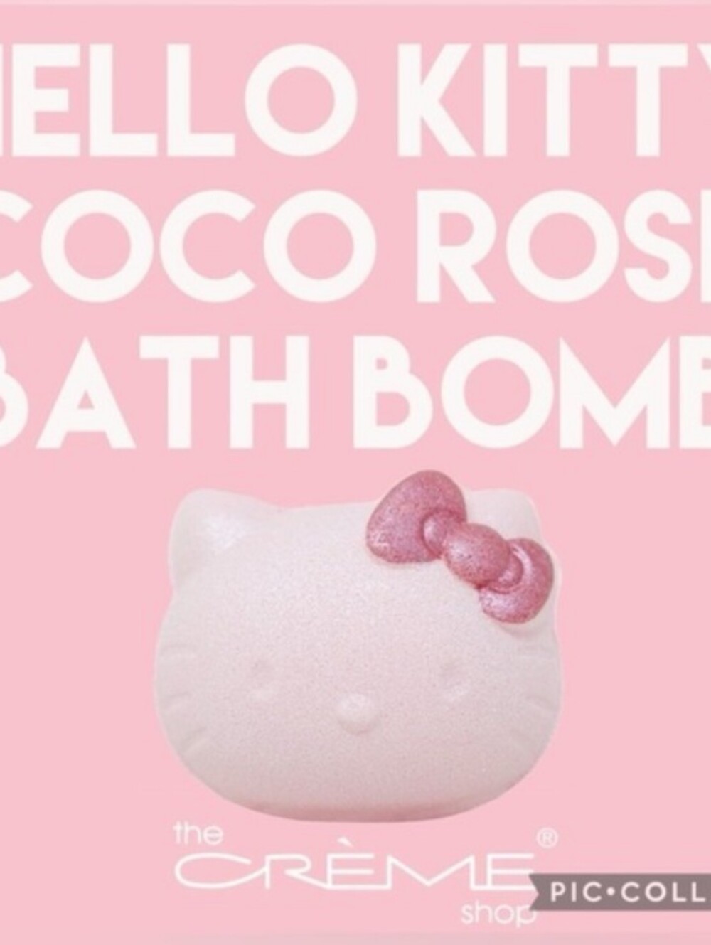 The Crème Shop X Hello Kitty Bath Bomb Coco Rose Scented - Picture 2 of 4